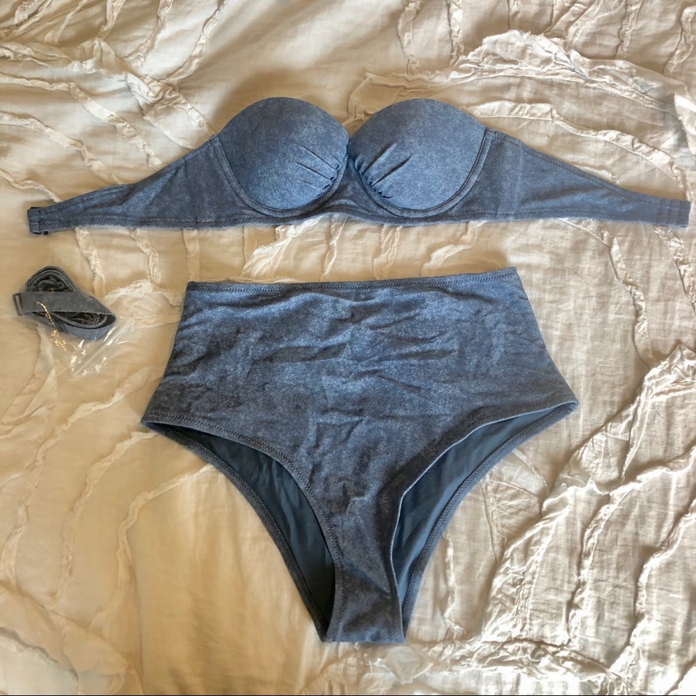 Aerie High Rise Swimsuit Set NWT